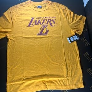 Los Angeles Lakers Overarching Tri-Blend T-Shirt - Heathered Gold